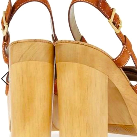 Sam Edelman | Mae | Suede Ginger spice Platform Heels |  Retro Chunky Heel | 7.5 - Picture 11 of 12